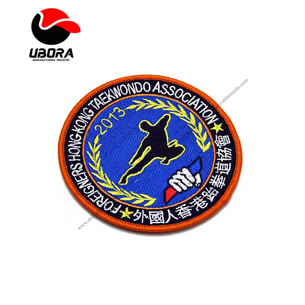 Embroidery Badge Embroidery Patches Cheap Patches And Badges best quality custom made